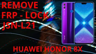 Huawei Honor 8X /Remove Google Account Lock/jsn-l21 test point SigmaKey