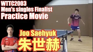 【卓球】朱世赫(Joo Saehyuk)選手のカット練習！韓国卓球界のレジェンド/世界最強のカットマン【琉球アスティーダ】