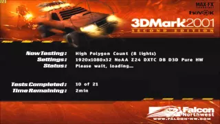 Dual Pentium III - HD4670 AGP: 3DMark2001 Benchmark Full HD