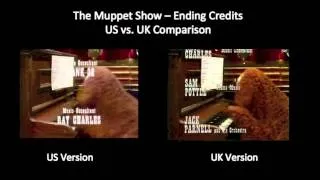 The Muppet Show - Ending with Gene Kelly (US vs. UK Credit Comparison)