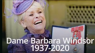 EastEnders and Carry On legend Dame Barbara Windsor has died at the age of 83