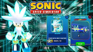 UNLOCKING ESP SILVER! NEW ASTRAL TORNADO, AND NEW MUSIC NOTES! (Sonic Speed Simulator)