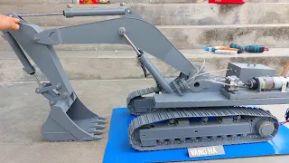 Homemade RC Excavator from PVC | Part 04