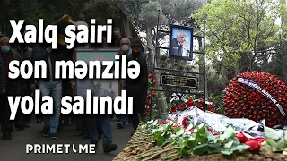 Xalq şairi Fikrət Qoca torpağa tapşırıldı - DƏFNDƏN GÖRÜNTÜLƏR