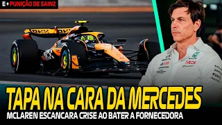 MCLAREN DÁ TAPA NA CARA DA MERCEDES / PUNIÇÃO DE SAINZ PREOCUPA