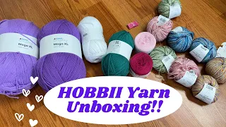 HOBBII Yarn Unboxing!!