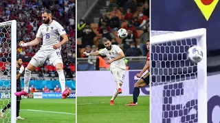 Karim Benzema INCREDIBLE goal in Spain 1-2 France UEFA Nations League Final