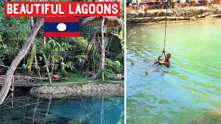 ALL Blue Lagoons of Laos (1, 2 & 3) | Vang Vieng