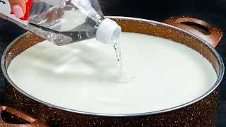 Ajoutez du vinaigre au lait et soyez prêt à manger 2 portions à la fois !