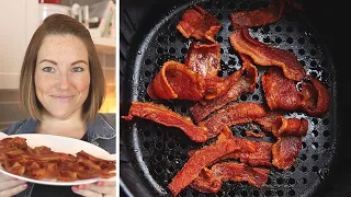 Air Fryer Bacon | All of my tips for the best bacon in the air fryer!