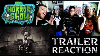 "Rise of Insanity" 2018 VR Horror Video Game Trailer Reaction - The Horror Show