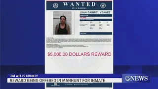 U.S. Marshals Service joins hunt for escaped inmate in Jim Wells Co., offers $5,000 reward