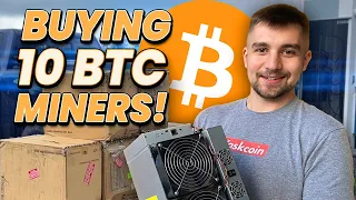 I Just Bought 10 Bitcoin Miners 🤯