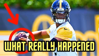 Justin Fields TOSS'N ROCKETS AT Pittsburgh Steelers OTAs - Russell Wilson Might Be In TROUBLE