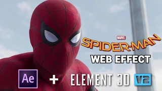 Spider-Man Web Effect - Element 3D and Adobe After Effects