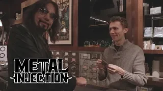 ACE FREHLEY Talks Magic And Performs A Trick For You | Metal Injection