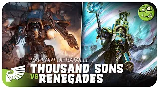 #09 - Warhammer 40K v10 - Rapport de Bataille : Chaos Knight vs Thousand Sons