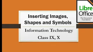 Inserting Images, Shapes and Symbols l Libreoffice writer l