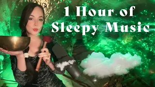 1 Hour - Sleepy Calm Meditative Music - Live Sound Bath - Lumira #soundbath #relaxingmusic #sleep