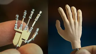 Miniature Stopmotion Hands and Armature | An Unwound Clockwork