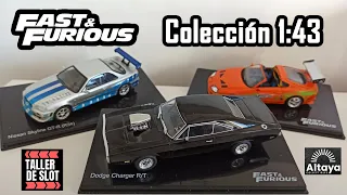 👨‍🔧 COCHES 1:43 de FAST & FURIOUS 🌟Dodge Charger, Nissan Skyline y Toyota Supra ¡SUPER DETALLADOS!