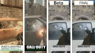 Call of Duty 4 VS Remaster VS Modern Warfare 2019 BETA VS FINAL| Details & Interaction Comparison