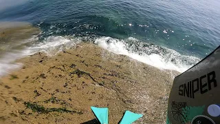 Reef So Shallow I got Stuck on a Rock While Bodyboarding