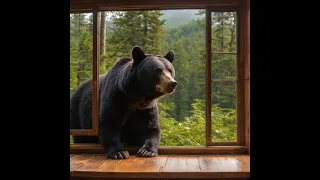 Black Bear Invades Cabin and Attacks Rescuers