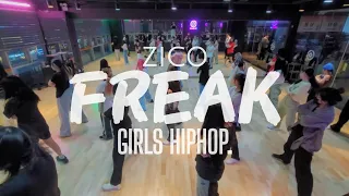 Girls Hiphop | ZICO - FREAK(괴짜) | T. HWAJIN