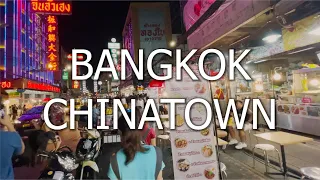 Bangkok Chinatown Night Market Extended Walkthrough