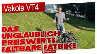 Vakole VT4  - Das unglaublich preiswerte, faltbare Elektro-Fatbike