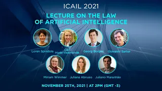 ICAIL 2021 | LECTURE ON THE LAW OF ARTIFICIAL INTELLIGENCE