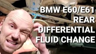 BMW E60/E61 Rear Differential Fluid Change: Prevent Disaster!