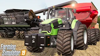 FENDT IDEAL 10T NA SAFRA DE SORGO | Farming Simulator 19 | Fazenda Porto Barrinha - Episódio 100