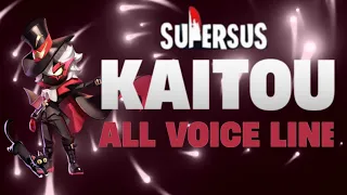 ⚡ KAITOU Role All Voice Lines ⚡ With English and Indonesian Subtitle ⚡ Evil Dragon Gamers ⚡
