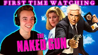 THE NAKED GUN (1988) SO DUMB it's GOOD! | FIRST TIME WATCHING | (reaction/commentary/review)