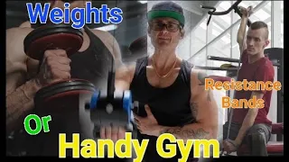 Resistance Bands, Weights or Flywheel training with Handy Gym? | What's the best option?