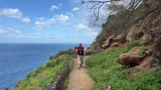 Trekking Tenerife. Walk in the mountains. Spain travel vlog 4K