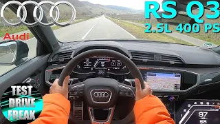 2021 Audi RS Q3 Sportback 400 PS COUNTRY ROAD DRIVE POV