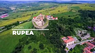 Rupea Citadel (Ceteatea Rupea), Romania - Aerial view and brief history