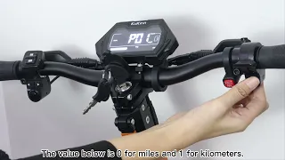 KUKIRIN G3 Pro | P01: Switching kilometres & miles Unit Tutorial