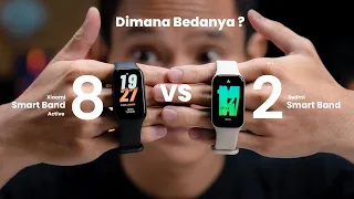 Xiaomi Cuma Modal Rebranding Doang? Ini bedanya! Xiaomi Smartband 8 Active vs Redmi Band 2