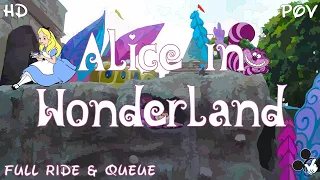 Alice in Wonderland Full Dark Ride Experience at Disneyland Park, 4K POV