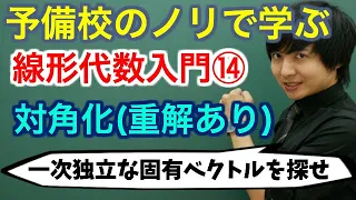 【大学数学】線形代数入門⑭(対角化：重解がある場合)