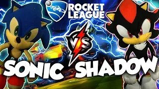 ABM:  Sonic vs Shadow !! Rocket Leagues Battle Gameplay Match !! HD