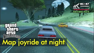 Map joyride at night | GTA: San Andreas (Classic edition)