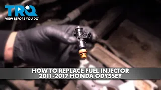 How to Replace Fuel Injector 2011-2017 Honda Odyssey