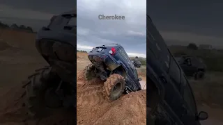 jeep grand cherokee can't stuck in mud #mud #offroad