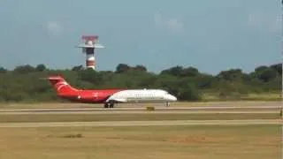 Aserca Airlines DC9-31 Takeoff from La chinita international airport