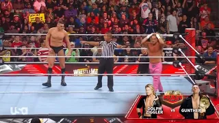 GUNTHER vs. Dolph Ziggler - WWE Raw March 27 2023 - WWE Raw 3/27/23